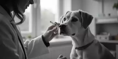 Perro con parvovirus